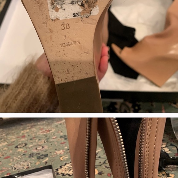Alexander wang open toe beige wedge size 38 - Picture 4 of 4
